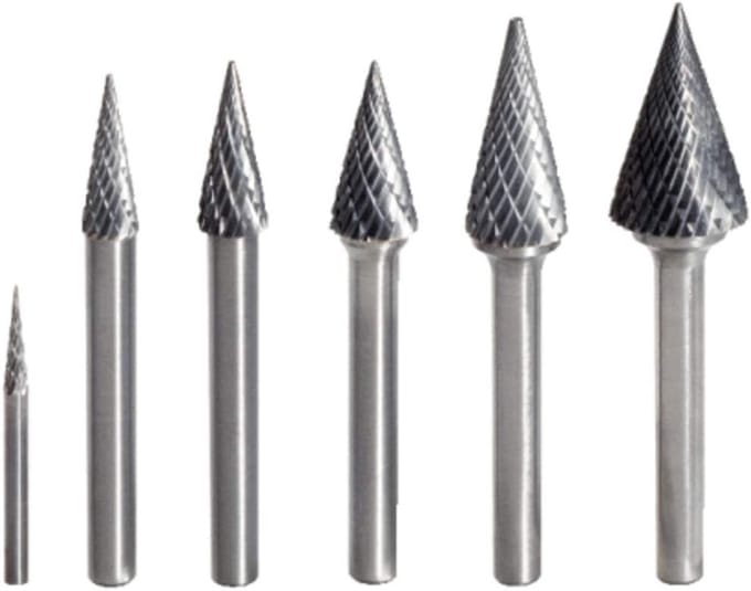 Freesstift Spitskegel Vorm M 6mm voor Metaalbewerking