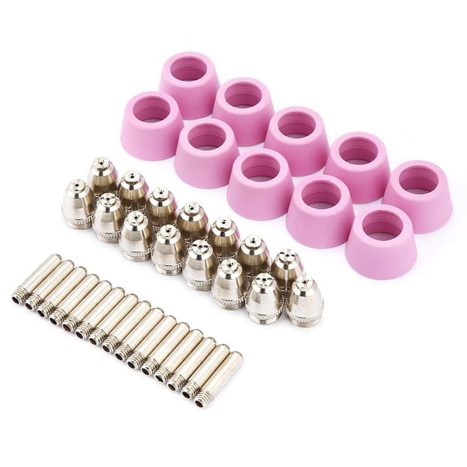 40pc set AG60 SG55 Plasma Cutter Cutting Torch Consumables Electrode Nozzles Cups Kit wit