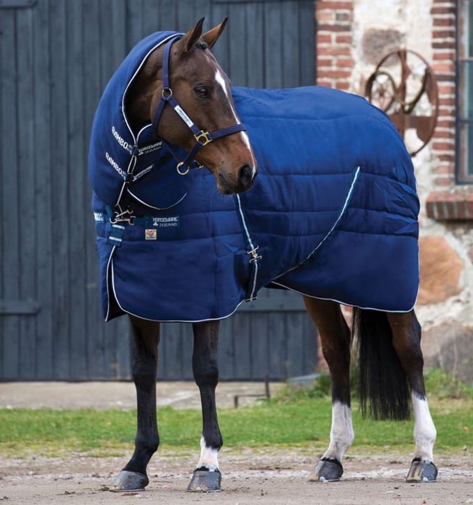 Horseware Rambo Staldeken Plus Rug Met Vari-Layer 195 Navy