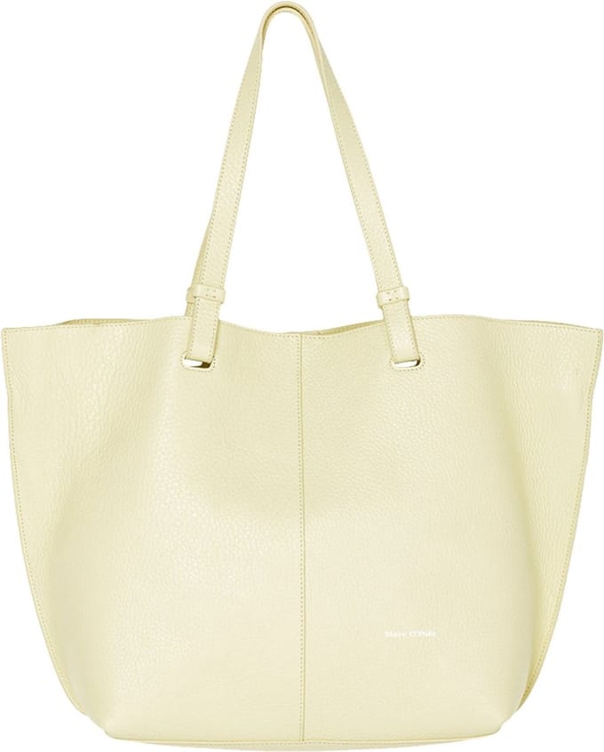 Marc O'Polo Schoudertas Bela Shopper Pale Sunflower Lichtgeel