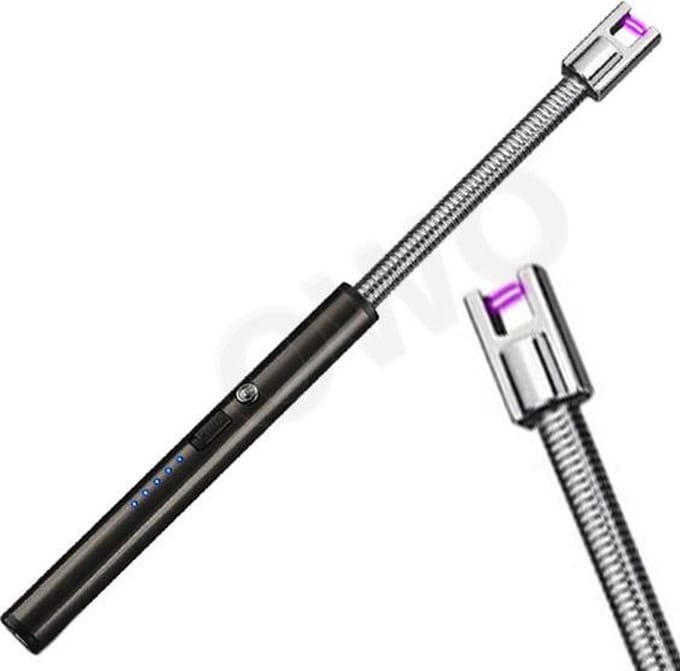 OWO - Arc FLEXIBELE electrische keuken bbq aansteker oplaadbaar met usb kabel windproof - zwart