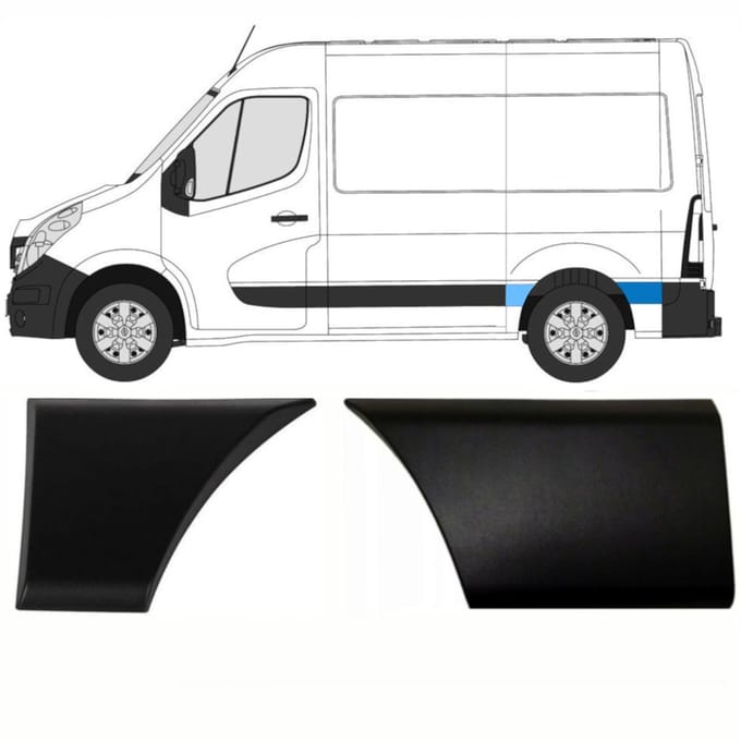 Sierlijsten set voor Renault Master 2010- / Links