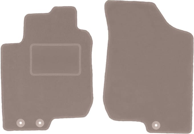 Beige voormatten voor: Kia Cee`d I hatchback, SW, stationwagen, coupé (2006-2012)