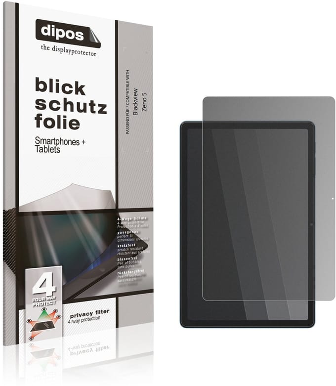 dipos – Matte Privacy Screenprotector geschikt voor Blackview Zeno 5 | Anti-Spy Beschermfolie