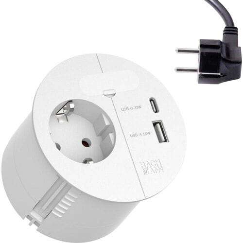 Bachmann Loop In Charge Power Usb Desktop Hub Wit - 938.301 - E3ZTC