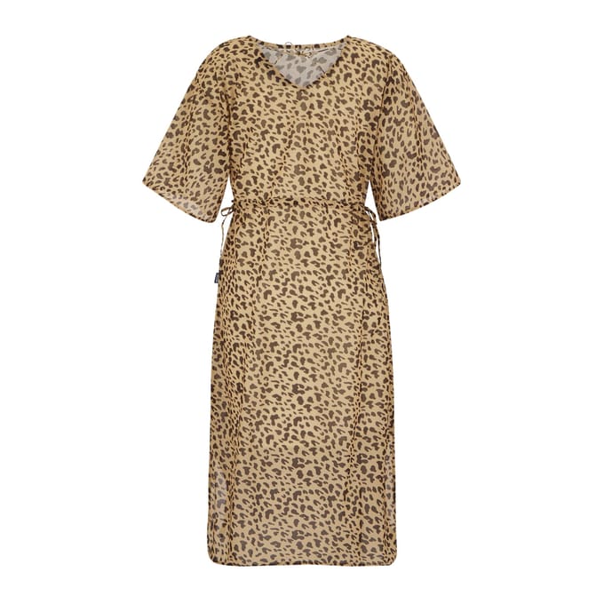 Regatta Dames/Dames Avorno Abstract Luipaardprint Kaftan (Geel/Bruin)