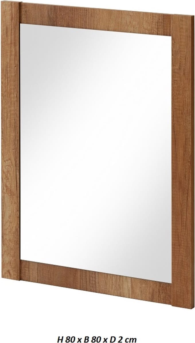 Sanifun spiegel Classic Oak 800 x 800