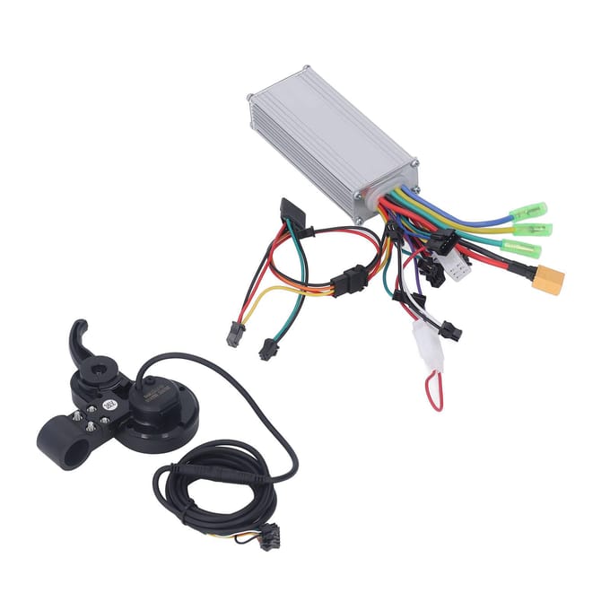 36V 48V 500W 2 in 1 Motor Borstelloze Controller Waterdicht LH100 LCD-displaypaneel Kit voor Elektrisch white
