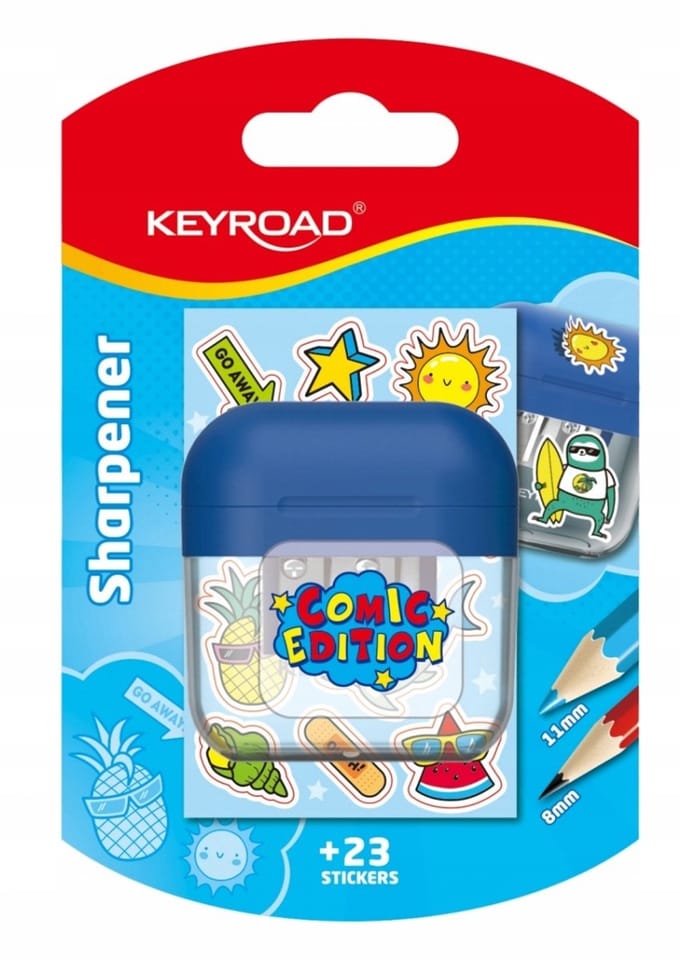 Keyroad Dubbele Slijper Transparant