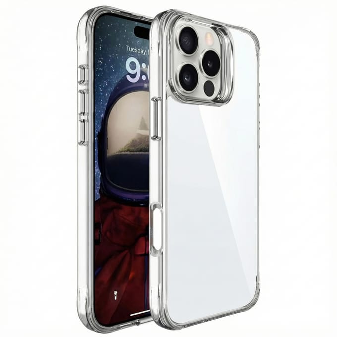 imoshion Hoesje - Geschikt voor Apple iPhone 16 Pro - Case - Transparant