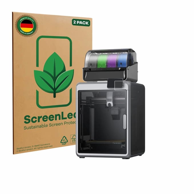 2 Stuks Screenprotector voor Creality K2 - Hoogwaardige Beschermfolie transparant