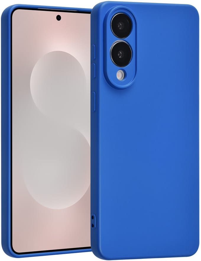 TUNIQ Back cover voor Galaxy S25 Edge - Minimalistisch Design - Slanke Pasvorm - Diepblauw