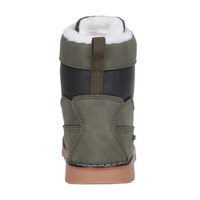 Mountain Warehouse Kinder Chestnut Borg Waterdichte Casual Boots (Khaki Groen)