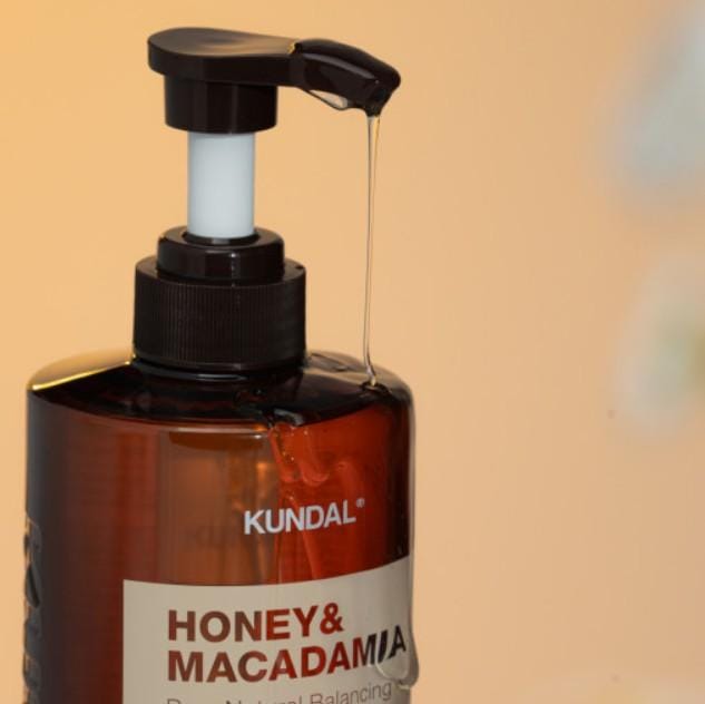 [KUNDAL] Honing & Macadamia Natuurshampoo #Witte Musk (Vernieuwing) 500 ml white
