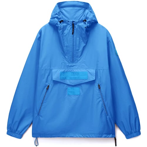 Napapijri - Heren Jas zomer Packable Rainforest Next - Blauw - Maat XXL