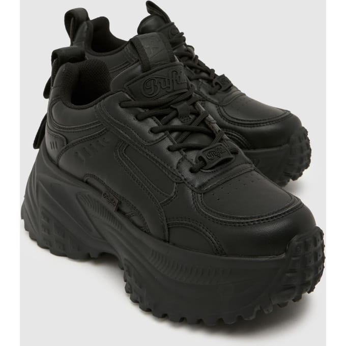Buffalo Turbo One Dames Zwarte Sneakers