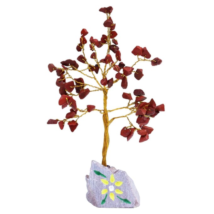 Rode Jaspis Edelsteenboom - 80 Stenen