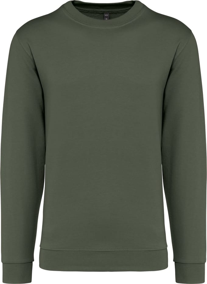 Sweater 'Crew Neck Sweatshirt' Kariban Collectie Basic+ M - Caper Green