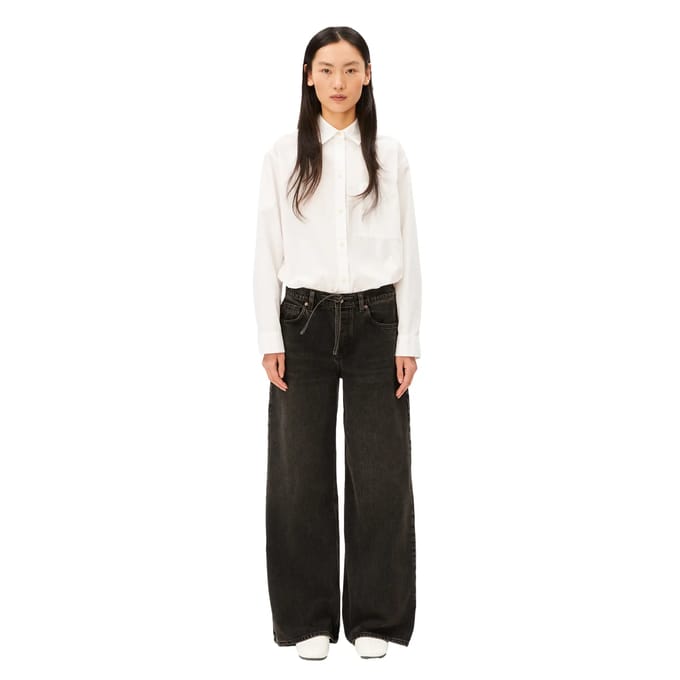 Wide & loose fit jeans van puur katoen model 'ASTRAEAAS'