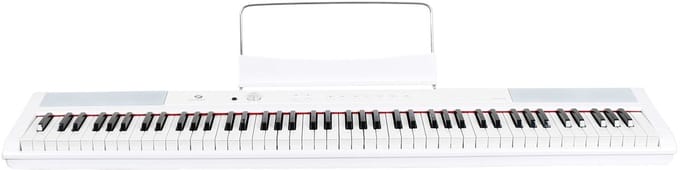 Digitale piano 88 toetsen - Met gratis lessen - Fazley FSP-200-W - Wit