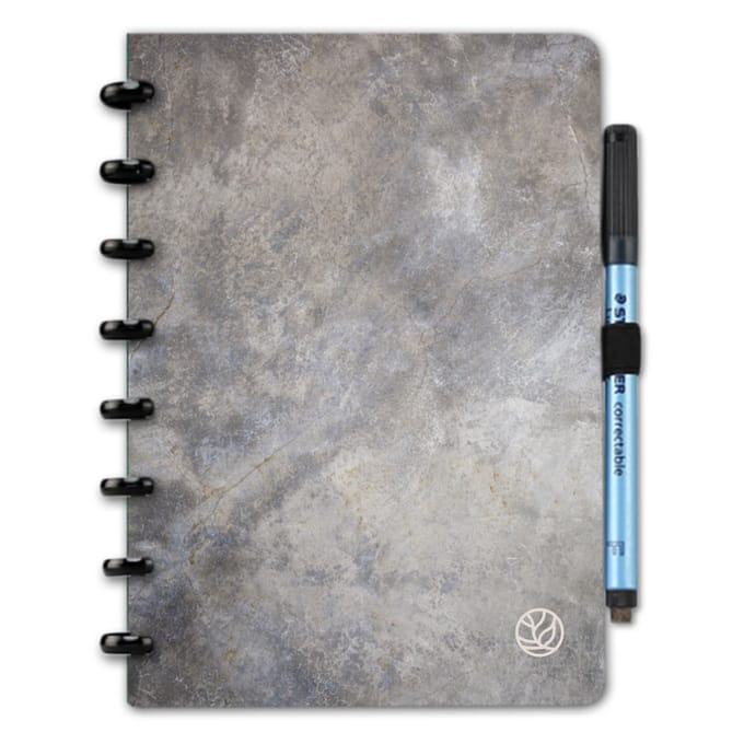 Greenstory - GreenBook Productivity Planner Uitwisbaar - A5 - Concrete Grey