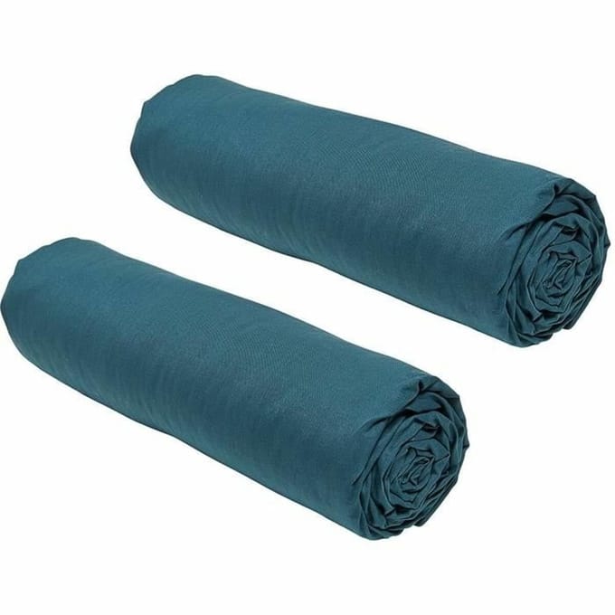 Onderlaken TODAY essential Turquoise 140 x 190 cm