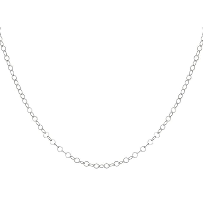 Yehwang Schakelketting Ronde Schakels zilver
