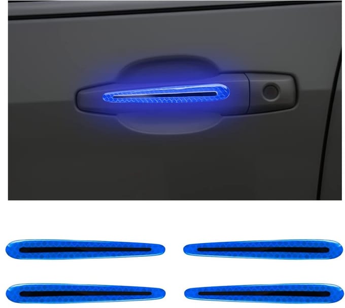 Allecto - Autodeurklinkbescherming - Reflecterende stickers