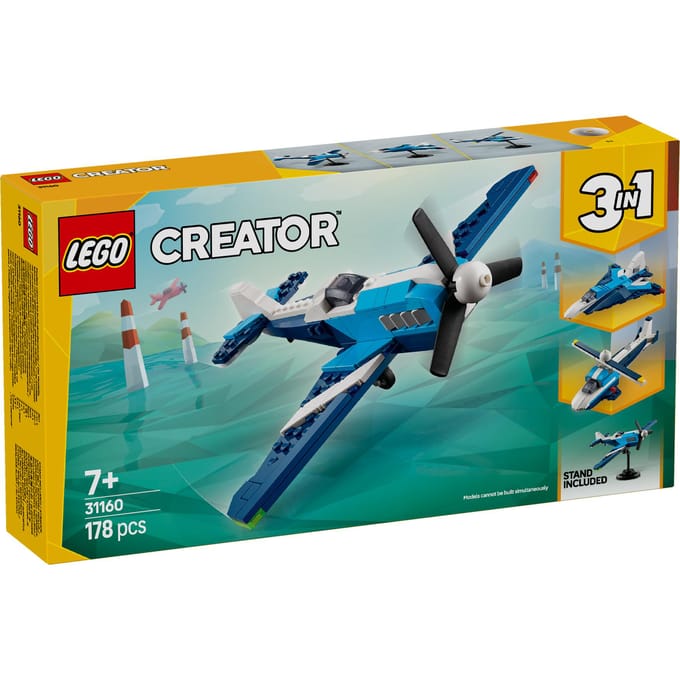 LEGO Creator 3in1 Luchtvaart: racevliegtuig - 31160