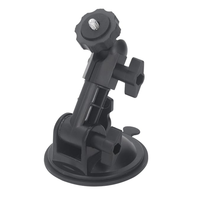 Zuignap Camera Autohouder Krachtige Hoge Belastbaarheid Voorruit Camera Houder voor Actiecamera black