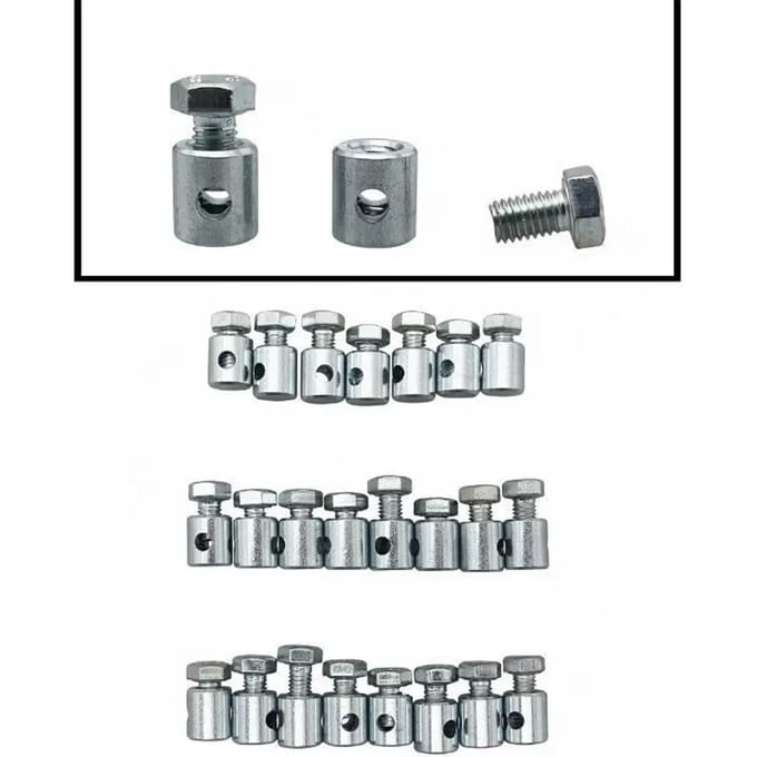 Blister van 25 fietsremkabels - gat 3,5mm Algi 00429000-025
