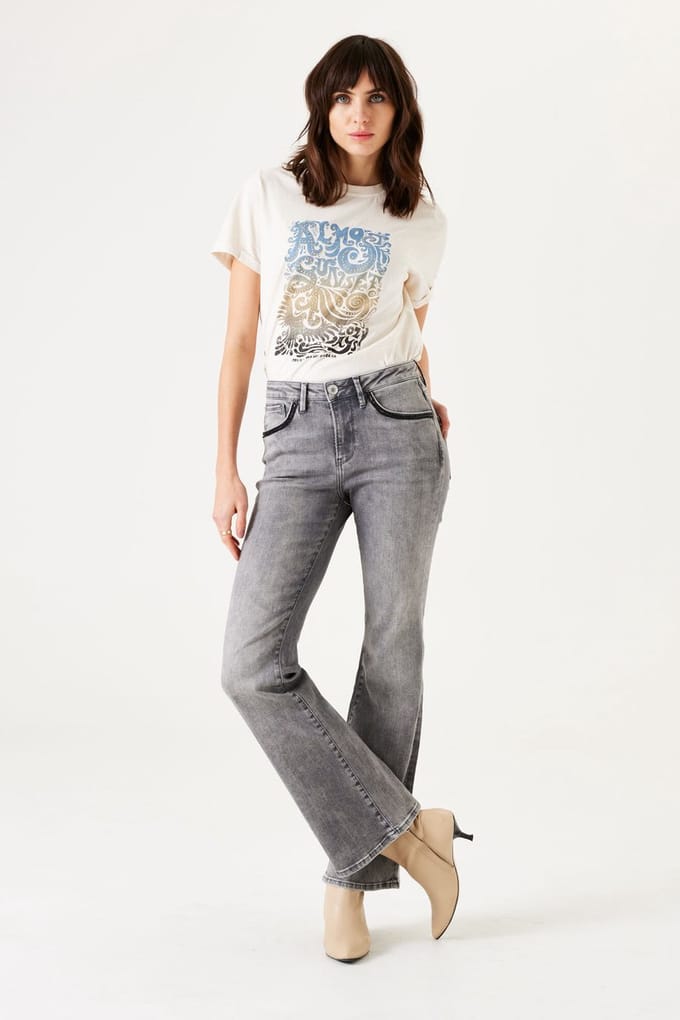 GARCIA U40116 Dames Superslim Fit Jeans Gray - Maat 32
