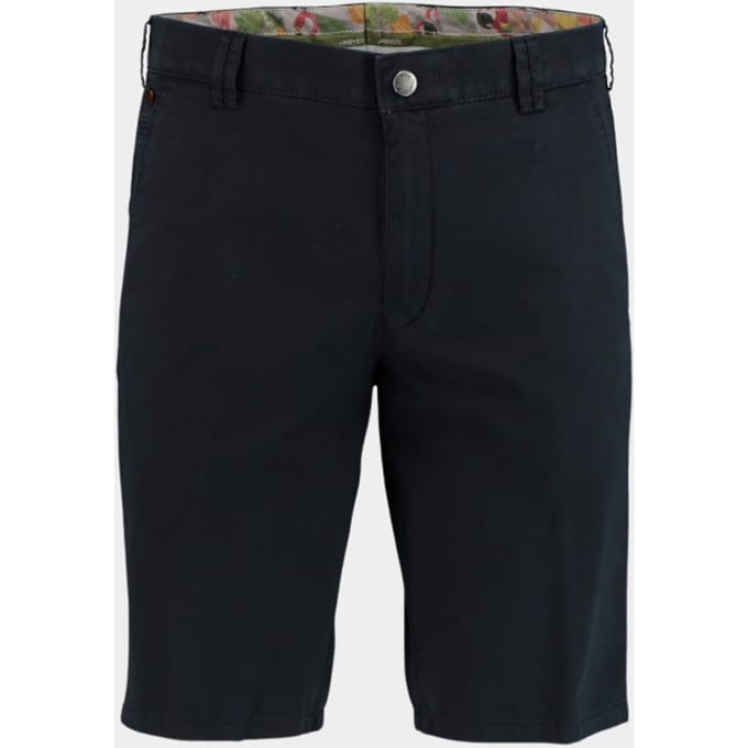 Meyer Bermuda B-Palma Modern Cotton Twill Gabardine Stretch Navy / male