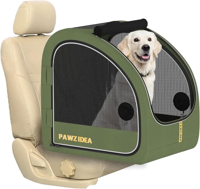 Draagbare Hondentransportbox Auto - Reiskoffer voor Hond
