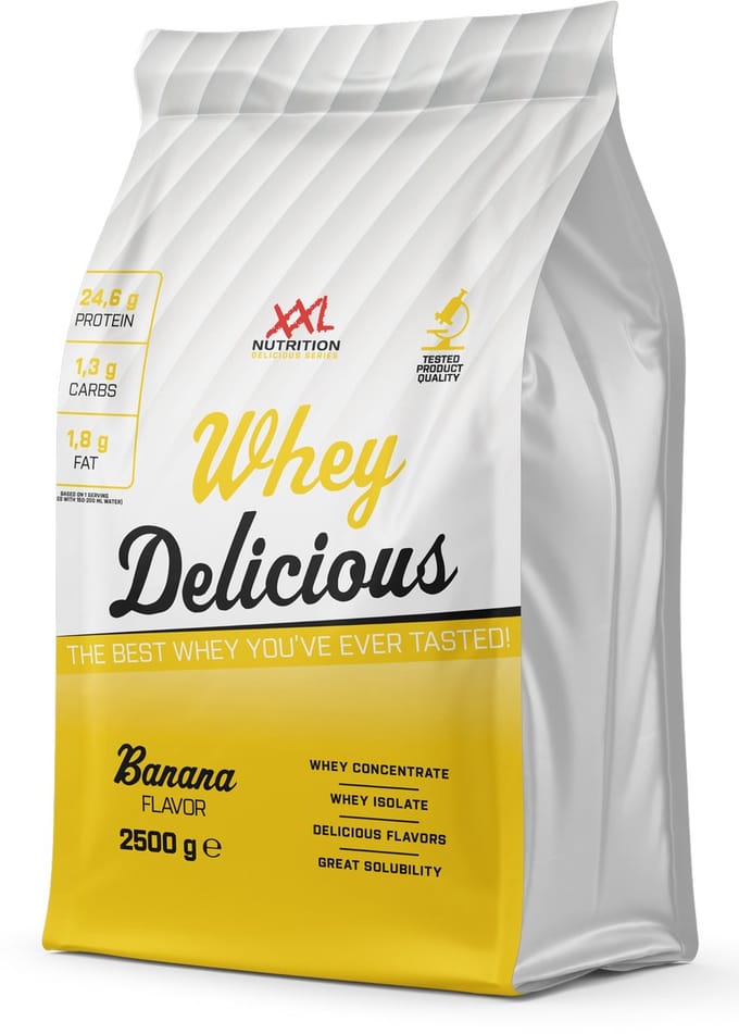XXL Nutrition - Whey Delicious - Banaan - Eiwitpoeder - 2500 g
