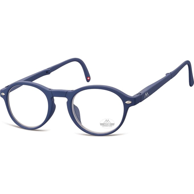 Montana Opvouwbare Leesbril Blauw Sterkte +1,50 (box66b)