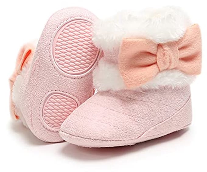 Pluche Winter Snowboots voor Baby's - Warme en Anti-Slip Laarzen