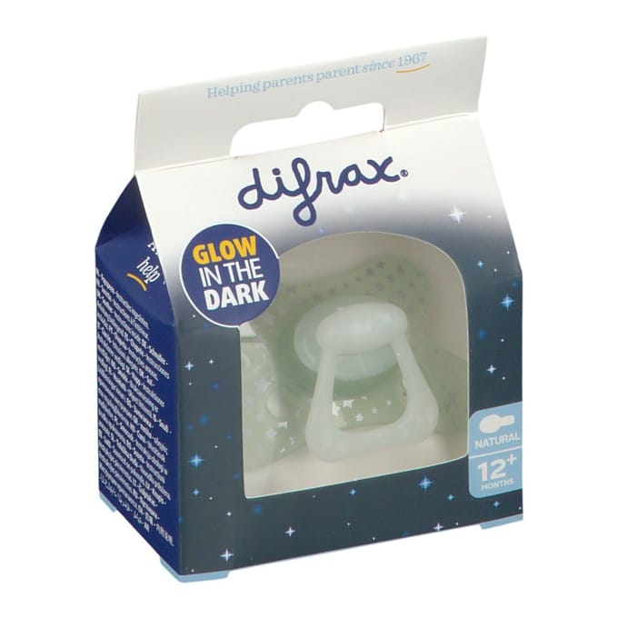 Difrax - Natural Speen - 12+ Maanden - Glow in the Dark - 1 stuk