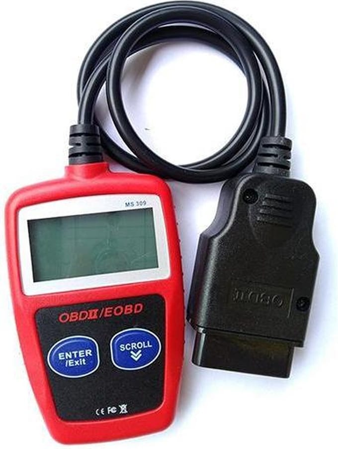 Curioshop MS309 OBD2 Scanner - Auto Uitlezen - Foutcodes Lezen & Wissen - Live Data - OBDII/EOBD