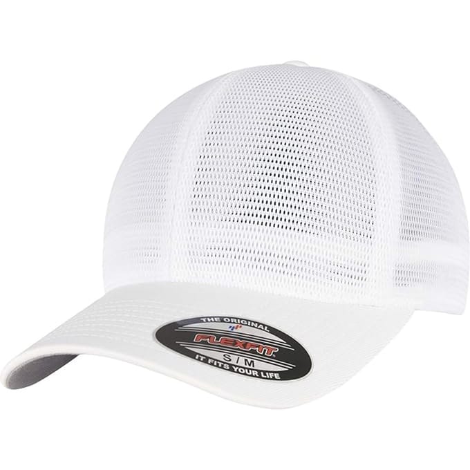 Flexfit 360 Omnimesh Baseball Cap (Wit)