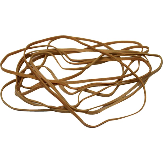 Elastiek Standard Rubber Bands 24 150x1.5mm 50gr 85 stuks bruin