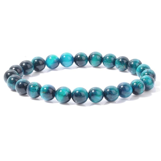 Sorprese armband - Tiger Eye - armband heren - blauw - cadeau - Model H - Sinterklaas - Kerst - Cadeau