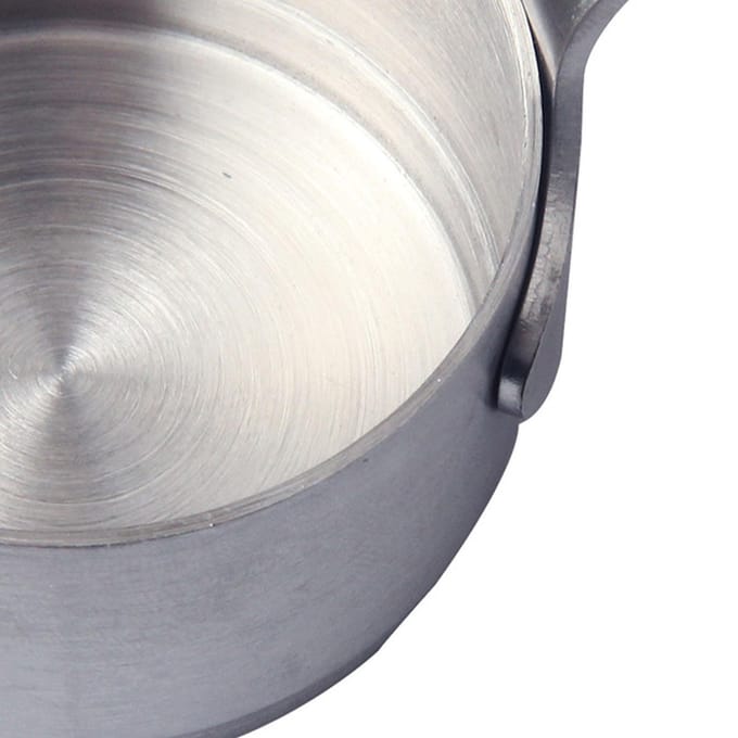 RVS Sausbeker Mini Dipsaus Kom Condimentcontainer met Handvat voor Restaurant S Small gray