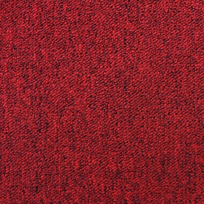 40 x Tapijttegels - 50x50cm 10m2 - Scharlakenrood