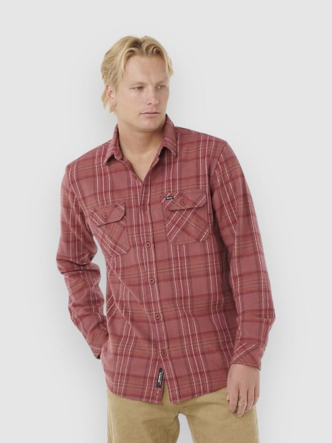 Rip Curl Griffin Flannel Shirt rood
