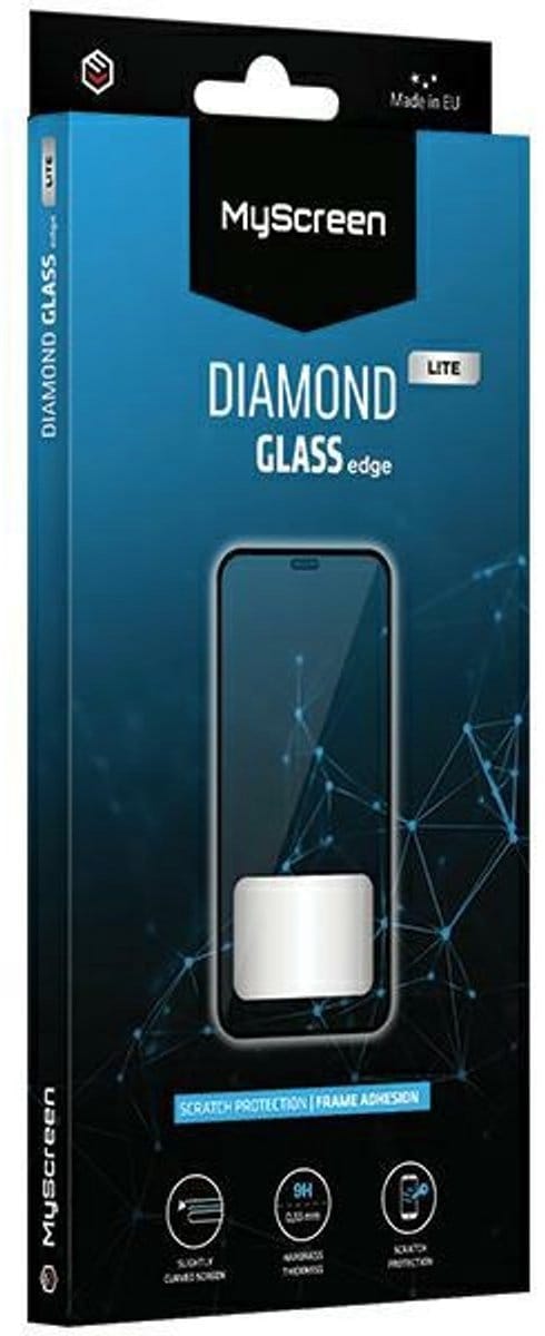 MyScreen Protector Diamond Glass Edge Lite - Gehard Glas - Redmi 14C - Zwarte Rand