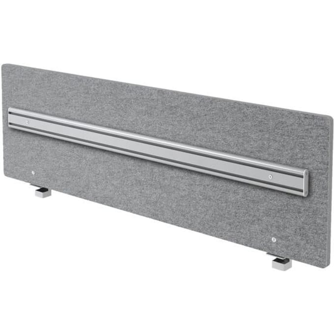 hjh OFFICE PRO ARO 16 Akoestische verdeler + Orga-rail - gemêleerd grijs - 160 cm