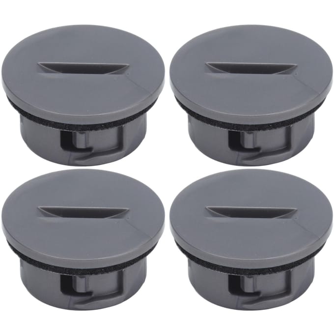 4 STUKS Stofzuiger Eindkap Vervanging Rollende Borstel Eindkap voor V6 Dc35 Dc44 DC59 DC62 SV03 gray