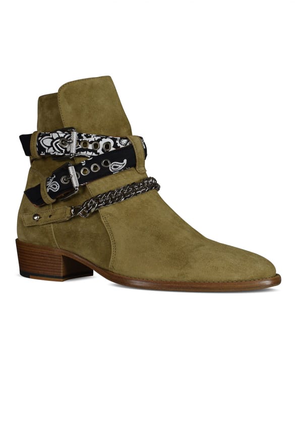 AMIRI Bottinen Bandana Gesp Bruin