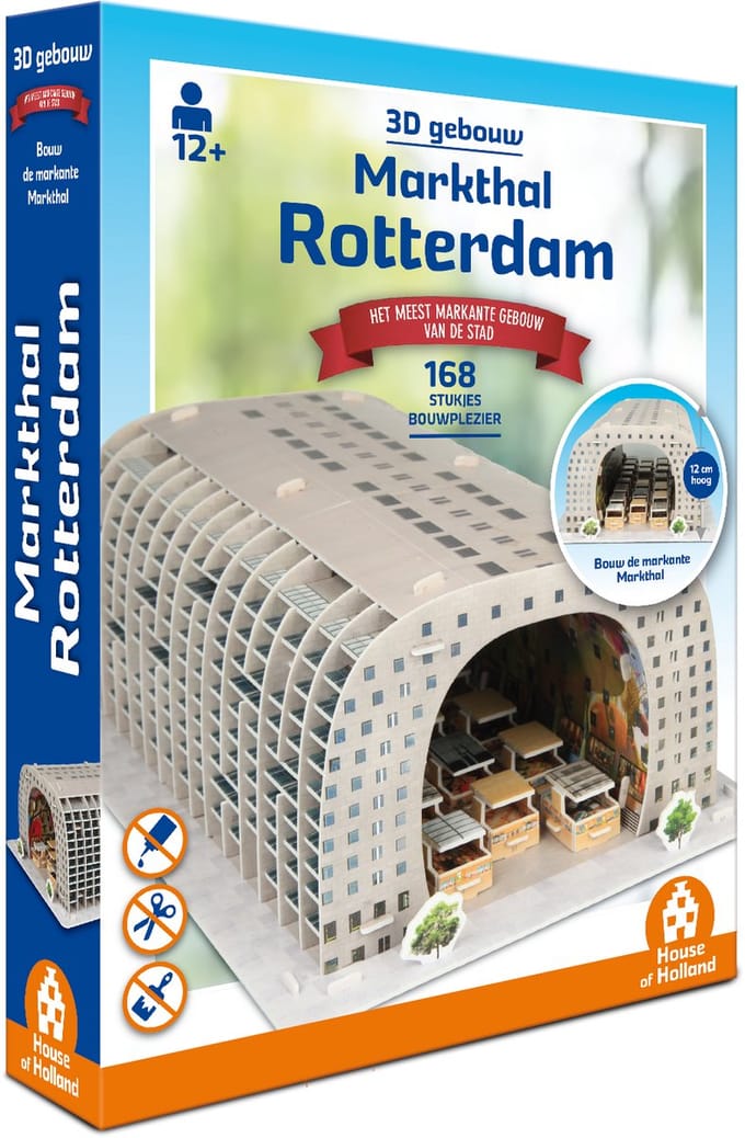 Markthal Rotterdam - 3D Gebouw (168 stukjes) - Tucker's Fun Factory